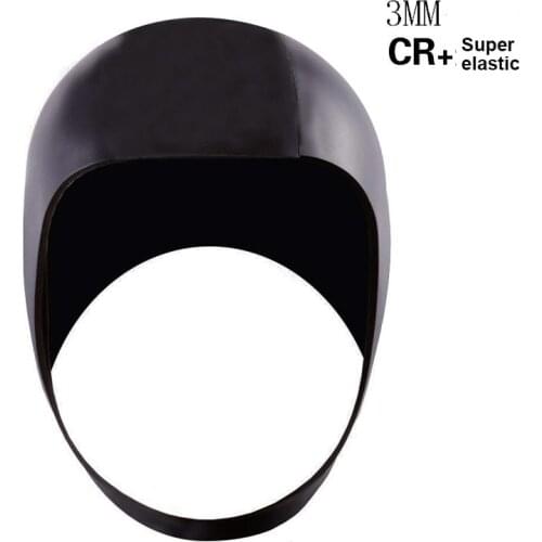 3MM light leather CR+ super-elastic diving headgear diving helmet cold and warm outdoor diving headgear