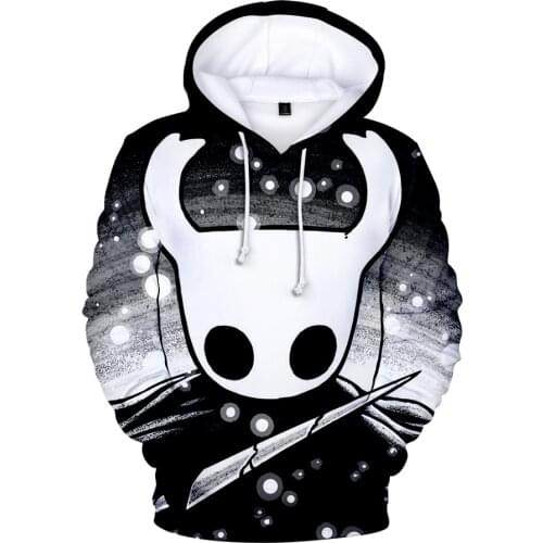 Hollow Knight Hoodies Harajuku Hoodie 3D Animation Style Game Hollow Knight Sweatshirts Game Hoodies Boy/girls Oversized
