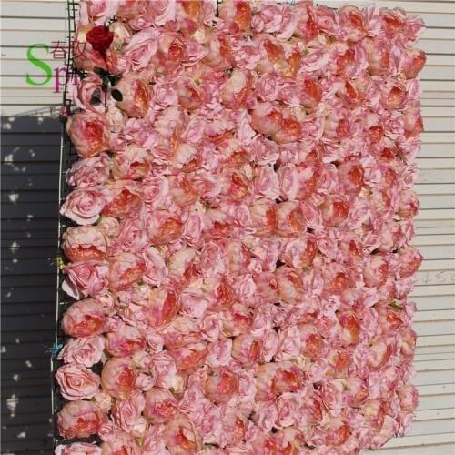SPR Free Shipping-10pcs/lot Bohemia- Artificial silk penoy flower wall wedding background lawn/pillar arch table flower ball