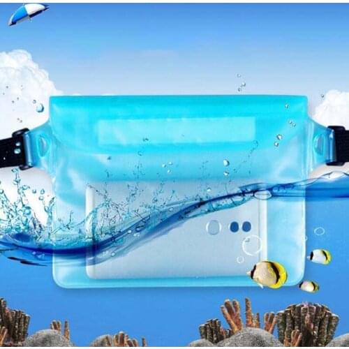 Waterproof Swimming Bag For Mobile Phone Pouch Adjustable Waist Pack Bag Shoulder Bags For Outdoor Water Beach Boat Sports