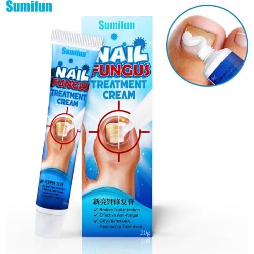 Sumifun 20g Nail Repair Cream Nail Fungus Treatment Onychomycosis Paronychia Ointment Dead Skin Removal Nail Growth Cream K10010