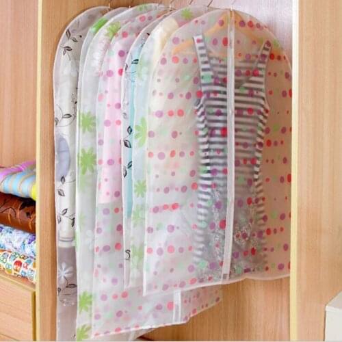 20Pcs Wardrobe Coat Clothes Garment Suit Dress Dustproof Cover Garment Bag Hanging Storage Bags Case Clothes Organizer Protector