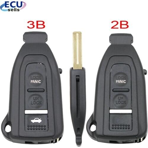 2B / 3B Replacement Smart Prox Remote Key Shell For Lexus LS430 with uncut blade