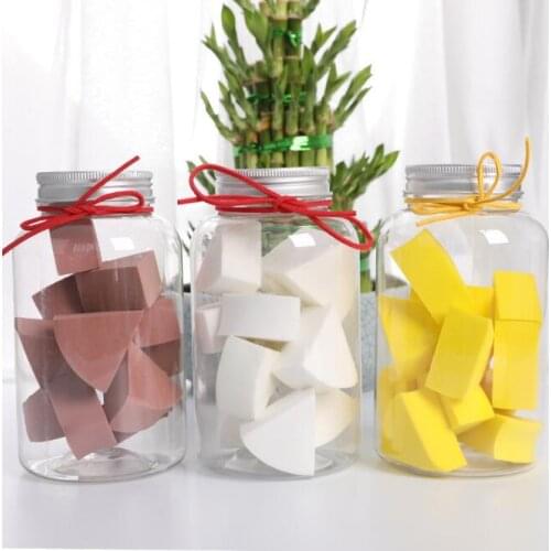 30Set/Lot 12Pcs/Set Canning Fan Air Cushion Cosmetic Puff Hydrophilic Wet Dry BB Powder Puff Makeup Accessory HA2395