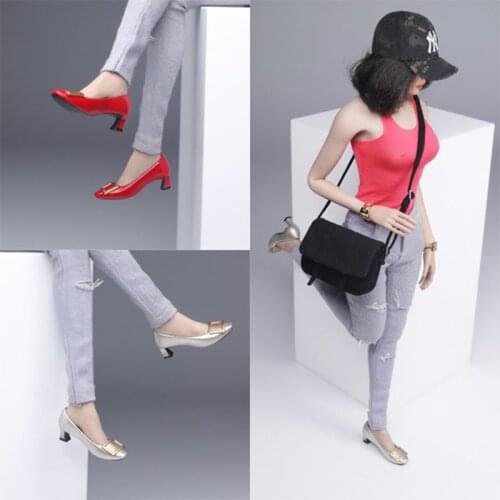 ACNTOYS ACN006 1/6 Elegant Gentle Middle Heel Female Shoes Model Fit 12 inch Soldier Action Figure Body