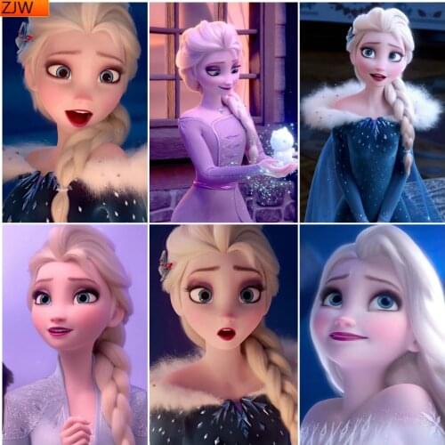 Disney 5D DIY Diamond Painting Mickey Minnie Image and More Pictures Full Circle Diamond Embroidery Handmade Interior Decoration