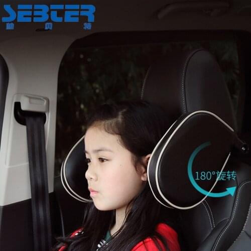 Car headrest, neck protector, car backrest, a pair of interior products, headrest, memory foam, childrens car sleep pillow