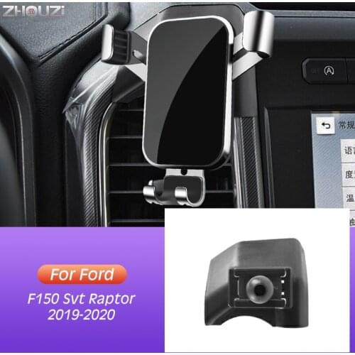 Car Mobile Phone Holder Clip For Ford F150 F-150 SVT Raptor Air Vent Mounts GPS Stand Gravity Navigation Bracket Car Accessories