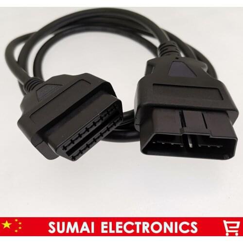 1.5 meter OBD 16 Pin Female to 16 Pin Male Diagnostic Cable,ELM327 extension cord/cable for Car,150 cm OBD long cable