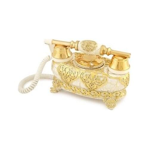 Anna Bell Italian Flatbed Crack White Phone antique classic telephone старый классический телефон