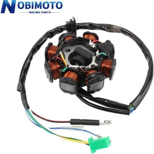 Motorcycle Stator Coil For GY6-125cc-200cc Engine Magneto Stator Coil Generator Scooter Moped Dirt Bike