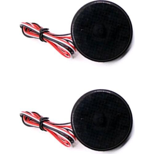 Car Cover 5.8CM Round LED Rear Bumper Reflector Tail Light Brake Lamp for Toyota Highlander Mitsubishi