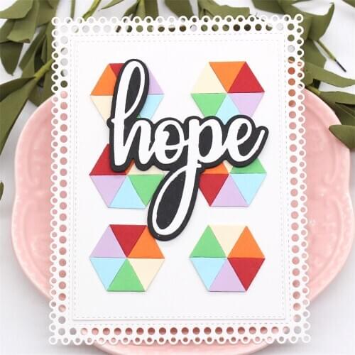 KSCRAFT Geometric Shapes Metal Cutting Dies Stencils for DIY Scrapbooking Decorative Embossing DIY Paper Cards