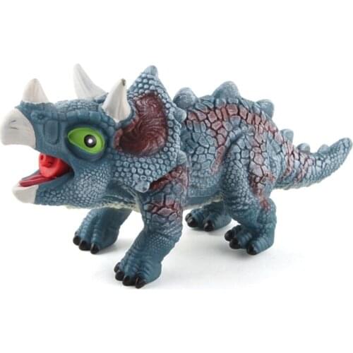 Mini Dinosaur Rubber Anti-Stress Gadget Miniature Novelty Toys Screaming Dinosaur Realistic Animal Toy Dinosaur