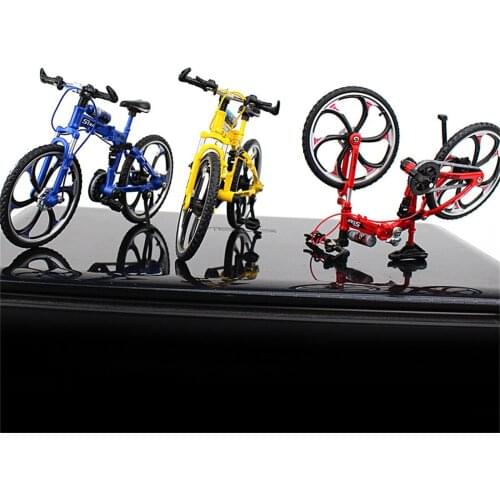Halolo mini 1:10 Alloy Model Bicycle Diecast Metal Finger Mountain bike Racing Simulation Adult Collection Toys for children