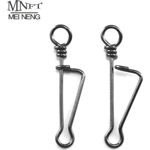 MNFT 1 Bag [100/500pcs] Italian Fishing Snaps Quick Easy Connector Fishing Terminal Tackle Rig Making Size 0# 1# 2# 3# 4# 5# 6