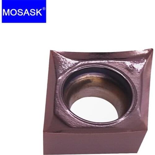 MOSASK 10PCS CCGT 1L-ZP153 1L-ZP163 Metal Working Stainless Steel Lathe Tungsten Carbide Precision Turning Grinding Insertt