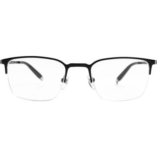 New mens business glasses ultra light pure titanium frame half - frame fashion high-end frame from stock