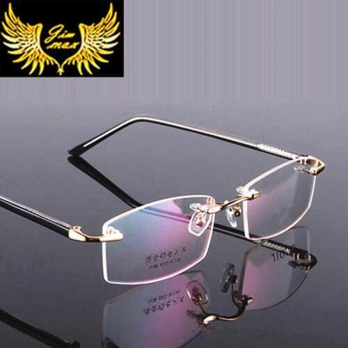 New Arrival Men Style Rimless Eye Glasses Fashion Mens Eyeglasses Square Optical Frame for men women