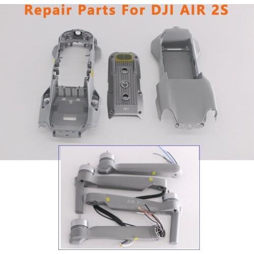 Original DJI Mavic Air 2S Body Shell Upper Bottom Middle Frame Motor Arm Front Rear For DJI Air 2S Repair Spare Part Replacement