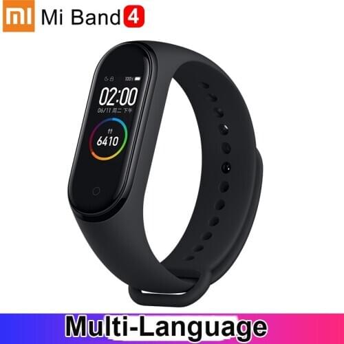 Xiaomi Mi Band 4 Original Music Smart Miband 4 Bracelet Heart Rate Fitness 135mAh Color Screen 50M Waterproof Bluetooth 5.0