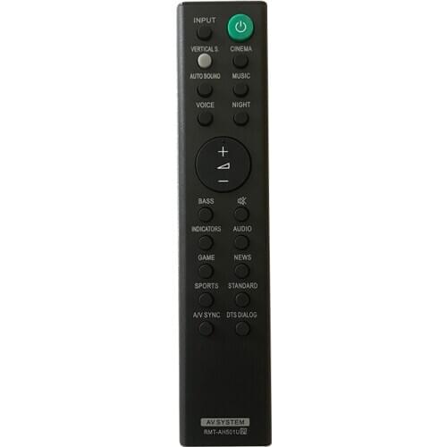 Soundbar Remote Control RMT-AH501U For Sony Sound Bar HTX8500 HT-X8500