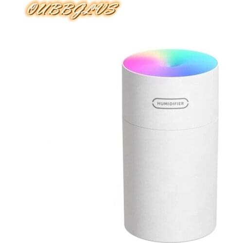 Ultrasonic Mini Air Humidifier 270ML Aroma Essential Oil Diffuser For Home Car USB Fogger Mist Make With LED Night Colorful Lamp