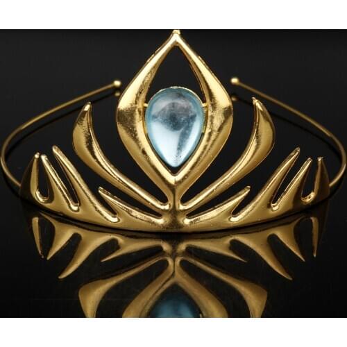 Vintage Crown The Elf Elven Wreath Gold Bridal Hair Accessories Wedding Leaf Tiara Crown Headband Frontlet Brides Hair Jewelry