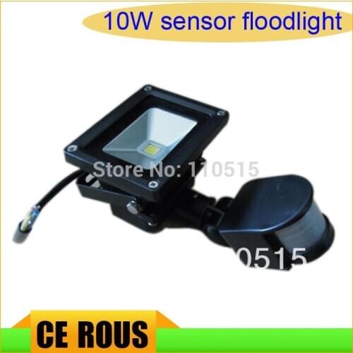10W 20W 30W 50W 80W waterproof IP65 PIR Motion sensor led floodlight flood light for parki Illumination