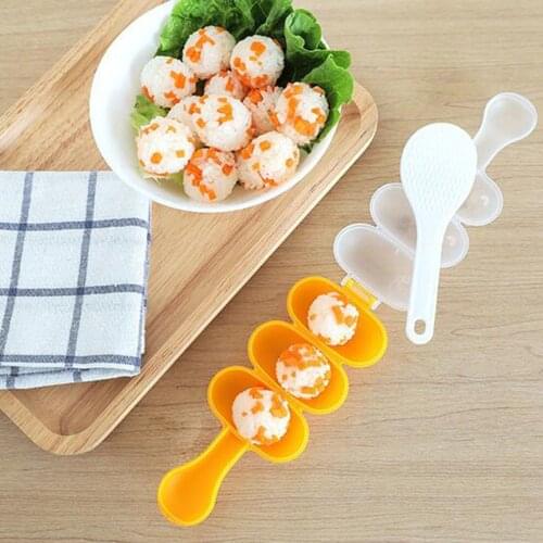 1pcs Rice Ball Molds DIY Sushi Mold Maker Onigiri Rice Press Mold Kitchen Sushi Making Tools Bento Accessories Kitchen Gadget