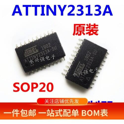 100% New&original ATTINY2313A-SU ATTINY2313 82K SOP20 In Stock