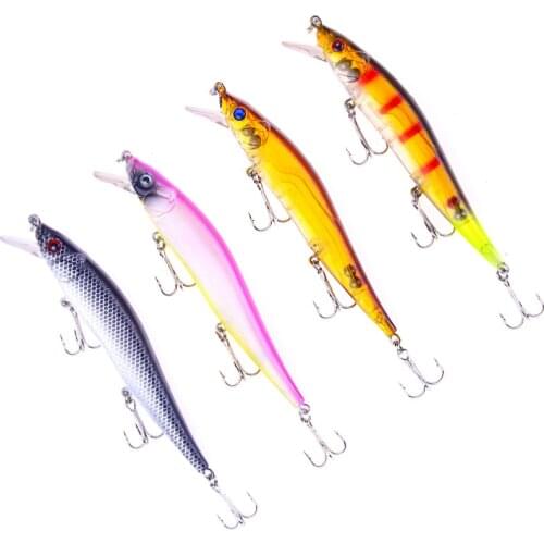 12cm 14g Sinking Wobblers Fishing Lures 2020 Minnow Artificial Laser Topwater Floating Swimbait Hard Bait Fishing Tackle