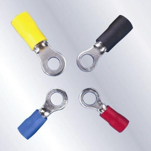 5pcs RV3.5-4/5/6/8 Ring Insulated Wire Connector Electrical Crimp Terminal Cable Wire Connector 14-12 AWG