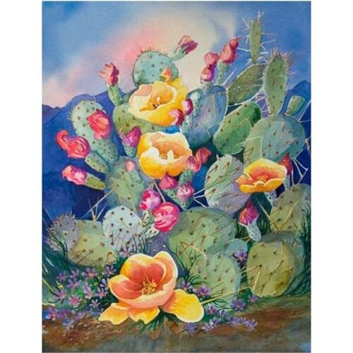 5D Diy Diamond Painting Cactus succulent Diamond Mosaic Picture Of Rhinestones Decoration Diamond Embroidery Cross StitchZP-2391