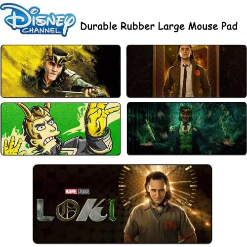 Marvel Loki Thor Anti-Slip Durable Rubber Large Gaming Mouse Pad Computer Gamer Keyboard Mouse Mat Mousepad for PC Desk Pad