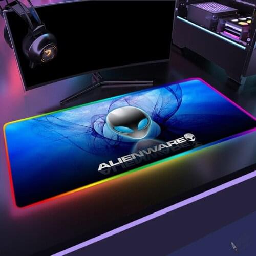 Dell Alienware Large Mouse Pad Gamer RGB Gaming Mouse Mat Varmilo Gamers Accessories PC Gamer Cabinet Mausepad Mice Keyboards
