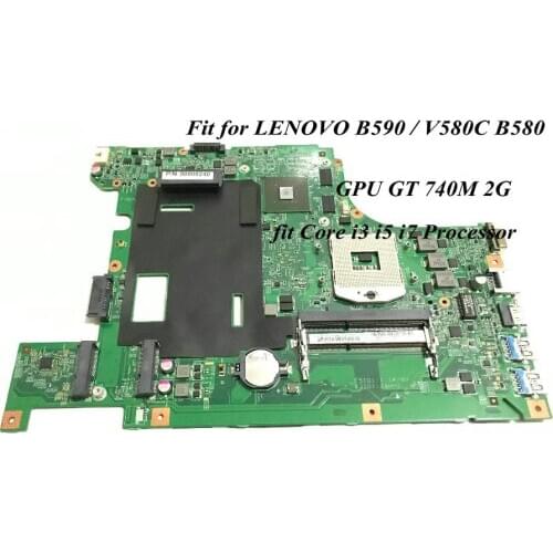 FAST DELIVERY. LA58 MB 11273-1 48.4TE01.011 , V580C LAPTOP Motherboard For LENOVO V580C mainboard, GT740M 2gb