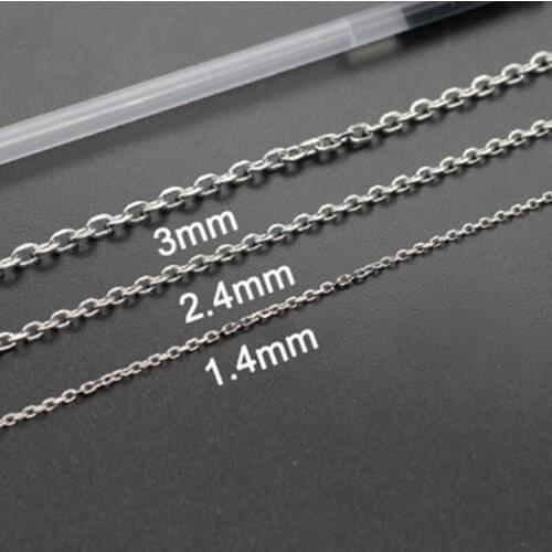 Small chains necklace mens stainless steel Distribution chain necklaces 2019 gifts for woman accessories jewelry on the neck