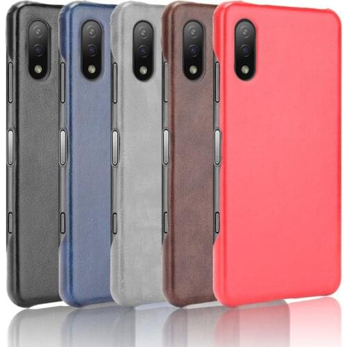 For Sony Xperia Ace II SO-41B Case Litchi Skin Pattern PU Leather and PC Book Cover For Sony Xperia AceII SO-41B Phone Case