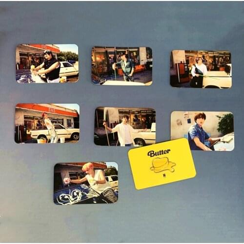 KPOP South Korean Groups Bangtan Boys Card New Album BUTTER Card Photocard Poster JUNG KOOK SUGA V JIMIN JIN J-HOPE Fans Gifts