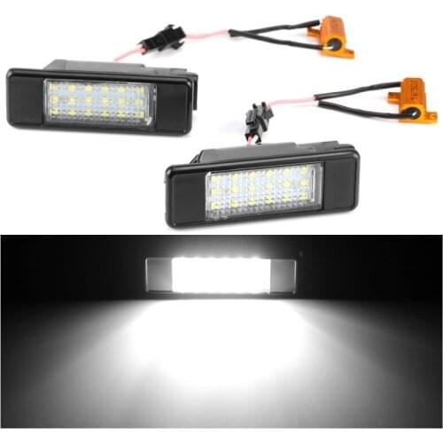 Mercedes-Benz Sprinter W906 2006-2016 / Vito W639 2003-2015 / Viano W639 2003-2015 2-Piece Fault-Free LED License Plate Light