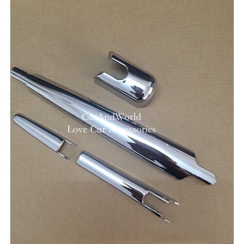 For Sportage R Rear Tail Window Wiper Cover Wipe Trim 2010 2011 2012 2013 2014 2015 ABS Chrome Stickers Car-Styling Accessories