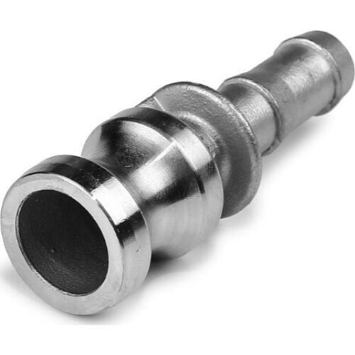 E Trash Pump Adapter Female Camlock x Hose Barb Stainless Steel 304 Camlock-E DN15 1/2"