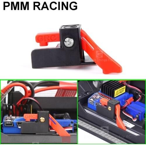 Plastic ESC switch bracket For 1/10 RC Crawler Car Traxxas TRX4 Defende G500 G63 ESC Easy Start trigger Upgrade accessories