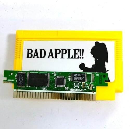 Bad Apple!! Nes/FC Card For 60 Pin 8 Bit Game Player
