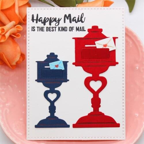ZFPARTY Postbox Metal Cutting Dies Stencils for DIY Scrapbooking Stamp/photo album Decorative Embossing DIY Paper Cards