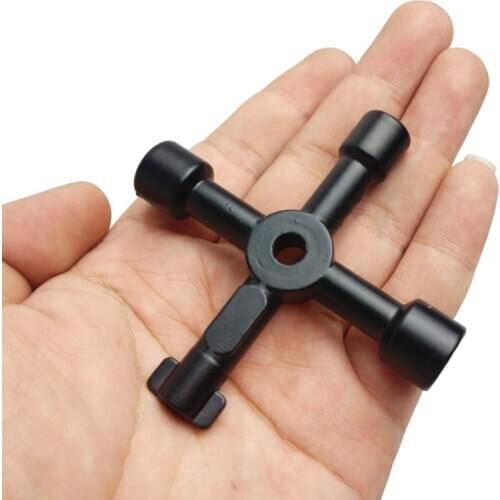 High quality multi-functional electric control cabinet triangle key wrench elevator water meter valve square hole NEW2019