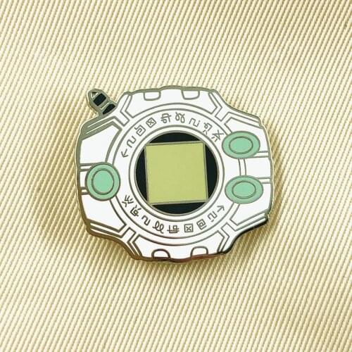 Funny Digital Monsters Hard Enamel Pin Tyrannosaurus Machine Brooch Anime Fan Collection Badge Fashion Backpack Pins Decor