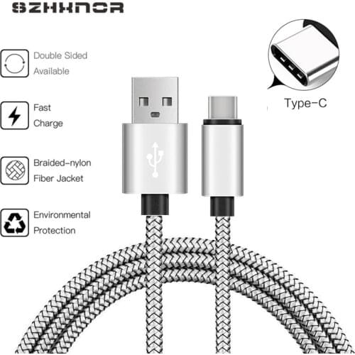 USB Type C Charger fast Charger wire for xiaomi black shark mi7 mi a1 Huawei p20 lite p10 honor 9 10 Samsung s8 plus HTC U12 U11
