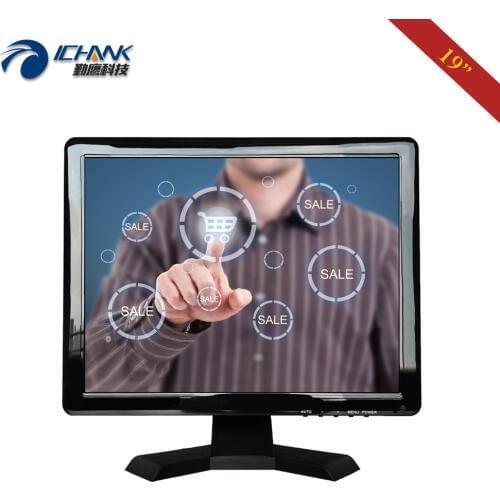 ZB190JC-581R/19" inch 1280x1024 4:3 HDMI VGA USB Resistive Touch Screen PC Monitor For POS Cash Register Ordering Meal Machine
